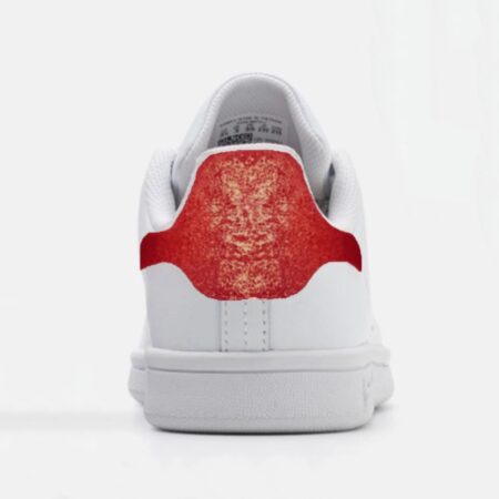 Stan Smith Pailleté Rouge